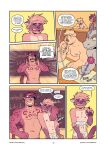  2022 anthro bulge catsudon clothed clothing comic dialogue domestic_cat english_text felid feline felis group hi_res hyouza jaguar male mammal mohinya nude pantherine siamese text topless underwear underwear_only 