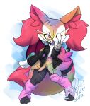  2022 ambiguous_gender anthro arm_wraps braixen canid cheek_tuft clothing eyewear facial_tuft footwear freckles fur gingy_(gingy_k_fox) gingy_k_fox glasses head_tuft hi_res inner_ear_fluff jacket jojo_pose lightsaber mammal melee_weapon nintendo pok&eacute;mon pok&eacute;mon_(species) red_body red_fur scar shaded signature socks solo sparkledog star_wars topwear tuft video_games weapon wings wraps 