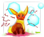  dust eeveelution flareon nintendo pok&eacute;mon pok&eacute;mon_(species) solo video_games wind 