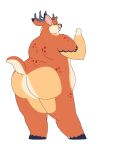  2022 ambiguous_gender animated anthro big_butt biped butt cervid dancing digital_media_(artwork) fur ketzel99 looking_back male_(lore) mammal orange_body orange_fur overweight overweight_ambiguous overweight_anthro ray_the_buck rear_view scut_tail shaking_butt short_tail solo standing thick_thighs 