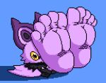  5_toes barefoot big_feet chiropteran feet foot_fetish huge_feet humanoid_feet hyper hyper_feet mammal marblepan nintendo noibat pok&eacute;mon pok&eacute;mon_(species) purple_feet toes video_games 