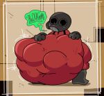  abdominal_bulge ambiguous_gender belly big_belly burping chocolemoncharlotte gas_mask hi_res human human_only humanoid mammal mask not_furry pyro_(team_fortress_2) solo team_fortress_2 valve video_games vore 