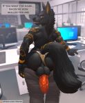  anthro balls canid canine canis clothing conditional_dnp danza genitals hi_res jackal male mammal patreon penis solo 
