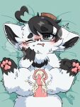  &lt;3 &lt;3_eyes 3:4 ahoge ambiguous_species bedding bedding_background big_tail black_body black_eyes black_eyewear black_feet black_fur black_glasses black_hair black_inner_ear_fluff black_nose blush bodily_fluids breath canid canine chest_tuft claws clitoris cum cum_in_pussy cum_inside cute_fangs duo ejaculation erection eyewear fan_character female female_focus feral fox fur genital_fluids genitals glasses hair hi_res inner_ear_fluff internal interspecies jammie0910 jammie_(jammie0910) looking_at_viewer lying male male/female mammal multicolored_body multicolored_ears on_back one_eye_closed open_mouth pawpads penetration penile penile_penetration penis penis_in_pussy pink_pawpads pink_penis pussy quadruped saliva sex shaking simple_background solo_focus spread_legs spreading sweat tears tears_of_pleasure teeth trembling tuft two_tone_body two_tone_ears two_tone_feet vaginal vaginal_penetration white_body white_ears white_fur 