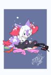  blue_eyes braixen chibi clothing eyewear freckles gingy_(gingy_k_fox) gingy_k_fox glasses hi_res nintendo pok&eacute;mon pok&eacute;mon_(species) shiny_pok&eacute;mon soap video_games water 