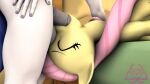  3d_(artwork) animal_genitalia animal_penis anthro anthrofied balls digital_media_(artwork) equid equine equine_penis eyelashes female female_penetrated fluttershy_(mlp) friendship_is_magic genitals hair hi_res irrumatio male male/female male_penetrating male_penetrating_female mammal my_little_pony neck_bulge oral penetration penile penis pink_hair senthaurekmern sex shining_armor_(mlp) throat_swabbing 