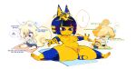  ... animal_crossing ankha_(animal_crossing) anthro anus blue_anus blue_eyes blue_hair blue_pussy blush bottomwear breasts canid canine canis chubby_female clothed clothing domestic_cat domestic_dog egyptian english_text erection erection_under_clothing felid feline felis female fur genitals hair isabelle_(animal_crossing) male mammal marshal_(animal_crossing) navel nintendo nipples nude pants pussy rodent sciurid slightly_chubby spread_legs spreading tan_body tan_fur tan_hair text thought_bubble thoughts vanillamilk video_games white_body white_fur white_hair yellow_body yellow_fur yoga yoga_pants 