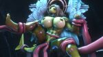  3d_(artwork) abs anal anthro big_breasts breasts deity digital_media_(artwork) double_penetration double_vaginal dragon feathered_dragon feathered_wings feathers female fish halo hi_res holding_arm holding_legs holding_tail holding_waist horn hybrid marine muscular muscular_female orianne_larone penetration sanguine_paladin shark solo source_filmmaker tentacle_sex tentacles vaginal vaginal_penetration wings 
