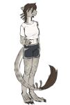  anthro bottomwear clothing fan_character female fern hi_res mammal shorts solo sportswear topwear 