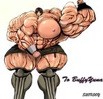  abs breasts extreme_muscles final_fantasy muscle muscles muscular no_bra topless yuffie_kisaragi 