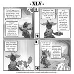  antennae_(anatomy) apple_bloom_(mlp) applejack_(mlp) climbing comic dialogue earth_pony english_text equid equine friendship_is_magic hi_res horn horse mammal monochrome my_little_pony plant pony queen_chrysalis_(mlp) spiral_eyes text tree vavacung x_x 