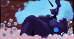  absurd_res anthro anthrofied big_breasts breasts bubble_bath crossed_legs equid equine female friendship_is_magic hi_res horn huge_breasts mammal my_little_pony nightmare_moon_(mlp) nude solo thelunarmoon unicorn 