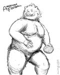  2012 anthro belly big_belly biped humanoid_hands japanese_text kemono male mammal moobs overweight overweight_male shimm simple_background sketch solo suid suina sus_(pig) text white_background wild_boar 