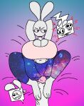  angry animal_humanoid anthro bed big_breasts blush bodily_fluids bone breasts brother brother_and_sister cleavage clothed clothing crop_top duo feet female feral flint_(qoolguyart) foot_fetish foot_play footjob furniture genitals hi_res humanoid incest_(lore) lagomorph lagomorph_humanoid leggings legwear leporid leporid_humanoid looking_away lost_bet lying male male/female mammal mammal_humanoid midriff offscreen_character on_back on_bed outercourse penis qoolguyart rabbit rabbit_humanoid sex shirt sibling sister skull speech_bubble steel_(qoolguyart) sweat topwear 