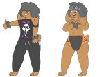  anthro clothed clothing covered_eyes digital_media_(artwork) ear_piercing eyewear eyewear_on_head fur goggles goggles_on_head hair hi_res lagomorph leporid male mammal neck_tuft phant0mhat piercing rabbit simple_background sketch smile solo swimwear thick_thighs tight_clothing tuft 