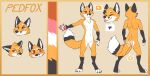  absurd_res anthro biped black_body black_ears black_eyebrows black_fur black_nose black_tail blep blush canid canine cheek_tuft chest_tuft eyebrows eyes_closed facial_tuft fangs featureless_crotch flat_colors fox front_view fur glistening glistening_eyes hair hi_res inner_ear_fluff male mammal martinballamore model_sheet orange_eyes orange_hair orange_tail rear_view short_hair smile solo standing tongue tongue_out tuft white_body white_fur white_inner_ear_fluff white_tail 