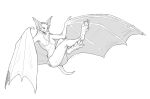  anthro bat_ears bat_nose bat_wings breasts butt chiropteran elbow_tufts elena_(validheretic) female hi_res looking_at_viewer mammal membrane_(anatomy) membranous_wings microchiropteran naturally_censored neck_tuft nipple_tuft nude pawpads paws phyllostomid pupils slit_pupils smile solo tuft vampire_bat winged_arms wings yangochiropteran zibeline 