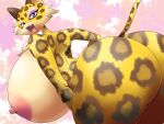  anthro bent_over big_breasts breasts clawroline felid female fur huge_breasts hyper hyper_breasts kirby_(series) mammal nintendo pantherine spots spotted_body spotted_fur video_games 