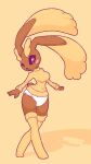  anthro baggashame blush clothing diaper female hi_res legwear long_ears looking_at_viewer lopunny nintendo one_eye_closed open_mouth pok&eacute;mon pok&eacute;mon_(species) smile solo standing stockings sweater topwear video_games 