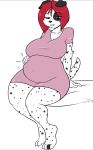  anthro canid canine canis clothing dalmatian domestic_dog female hair mammal pregnant sammie_(spyingredfox) skidd solo 