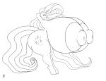  absurd_res anthro badgerben big_breasts big_nipples breasts cutie_mark equid equine female hair half-closed_eyes hands_behind_head hasbro hi_res horn huge_breasts hyper hyper_breasts hyper_nipples idw_publishing long_hair long_tail mammal monochrome my_little_pony my_little_pony_(idw) narrowed_eyes nightmare_rarity_(idw) nipples pose signature smile solo standing thick_thighs unicorn wide_hips 