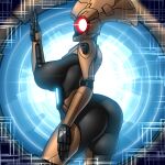  areola big_breasts black_areola black_nipples breasts butt female humanoid machine nipples robot solo solo_focus unknown_artist vex_(species) 
