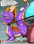  absurd_res activision anal anal_penetration bodily_fluids cum cum_while_penetrated dragon genital_fluids genitals hi_res male male/male male_penetrated male_penetrating male_penetrating_male penetration penile penile_penetration penis penis_in_ass saurian_(artist) spyro_the_dragon video_games 