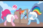  absurd_res blue_body blush bound cuddlehooves cutie_mark diaper duo earth_pony equid equine feathered_wings feathers female feral friendship_is_magic hair hasbro hi_res horse mammal multicolored_hair multicolored_tail my_little_pony nervous pegasus pink_body pink_eyes pink_hair pink_tail pinkie_pie_(mlp) pony rainbow_dash_(mlp) rainbow_hair rainbow_tail wings 