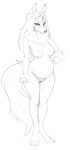  anthro belly big_breasts black_and_white blush breasts canid canine canis conditional_dnp digital_media_(artwork) female genitals hair hi_res johanna_(paledrake) looking_at_viewer mammal monochrome nipples nude pregnant pregnant_female pussy simple_background sketch solo w4g4 were werecanid werecanine werewolf white_background white_body white_hair wolf 