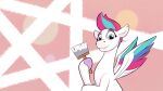  animated brush cocaine_(artist) demon equid equine female feral glitch hasbro looking_at_viewer mammal mlp_g5 my_little_pony paint paintbrush pegasus pentagram solo wings zipp_storm_(mlp) 
