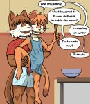  apron bittersweet_candy_bowl carrying_partner clothed clothing father father_and_child father_and_son genitals grope incest_(lore) inside kitchen male male/male parent parent_and_child paulo&#039;s_dad paulo_(bcb) penis son trashbadger webcomic 