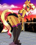  absurd_res anthro boots brony caliluminos character_name: clothing costume equestria_girls equid equine female fishnet footwear hasbro hi_res horn horse mammal my_little_pony pony solo sunset_shimmer_(eg) unicorn 