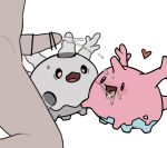  &lt;3 ambiguous_gender ambiguous_on_human being_watched bestiality bodily_fluids bukkake censored corsola cum cum_in_mouth cum_inside cum_on_face duo ejaculating_cum feral galarian_corsola gantan genital_fluids genitals human human_on_feral interspecies kneeling larger_human larger_male looking_at_another male male/ambiguous male_on_feral mammal nintendo penis pok&eacute;mon pok&eacute;mon_(species) pok&eacute;philia regional_form_(pok&eacute;mon) simple_background size_difference smaller_ambiguous smaller_feral video_games white_background 