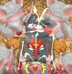  absurd_res ahegao anal_orgasm anthro balls blush bodily_fluids cum cum_in_ass cum_inside cum_while_penetrated erection fur gangbang genital_fluids genitals grey_body grey_fur group group_sex heart_(mad_rat_dead) hi_res looking_pleasured mad_rat_(character) mad_rat_dead male male/male male_penetrated male_penetrating male_penetrating_male mammal mob_rat_(mad_rat_dead) murid murine namoke orgasm penetration penis rat rodent sex sweat 