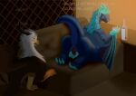  ailaiweiyala auroth_the_winter_wyvern avian dota dragon female feral gryphon male male/female mythological_avian mythology video_games wyvern 