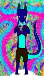  absurd_res anthro astra_(epic747) bong dragon drugs epic747 female hi_res psychedelic smoke_from_nose solo wingless_dragon 