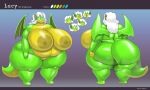  anthro areola back_boob big_breasts big_butt biped blue_eyes breasts butt curvy_figure dragon female front_view genitals green_body green_scales hair huge_breasts huge_butt lucy_(starknight321) membrane_(anatomy) membranous_wings model_sheet nipples nude obese obese_anthro obese_female overweight overweight_anthro overweight_female pussy rear_view scales scalie solo standing thick_thighs vdisco voluptuous white_hair wide_hips wings yellow_areola yellow_nipples yellow_sclera 