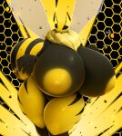  absurd_res ambiguous_gender anthro arthropod bee big_breasts breasts drakonst featureless_crotch female feral hi_res huge_breasts hymenopteran hyper hyper_breasts insect larger_female nipples nude size_difference smaller_ambiguous thick_thighs 