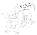  2022 4_toes absurd_res annoyed anthro anthro_on_anthro barefoot biceps big_ears big_head big_pecs black_and_white bristol bulge cheek_tuft chin_tuft clothed clothed_anthro clothed_male clothing digital_drawing_(artwork) digital_media_(artwork) duo ear_tuft extensor_carpi eye_contact eyebrows facial_piercing facial_tuft fan_character feet flexor_carpi front_view full-length_portrait glare half-closed_eyes happy head_tuft hi_res league_of_legends looking_aside looking_at_another looking_at_partner looking_away lying male male/male male_anthro mammal monochrome muscular muscular_anthro muscular_male narrowed_eyes nipples nose_piercing nose_ring on_front open_mouth open_smile overweight overweight_anthro overweight_male pecs piercing plantigrade portrait riot_games short short_anthro short_male simple_background sitting smile speedo speedo_only swimwear toes topless topless_anthro topless_male tuft video_games white_background yordle 
