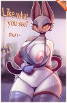  &lt;3 animal_crossing ankha_(animal_crossing) anthro areola areola_slip armwear beauty_mark big_breasts blush bodily_fluids bra breasts camel_toe cleavage clothed clothing dialogue domestic_cat english_text felid feline felis female female_presenting_nipples fingerless_gloves genitals gesture gloves handwear hi_res huge_breasts legwear looking_at_viewer mammal navel nintendo nipple_outline nipple_slip nipples nipples_showing olivia_(animal_crossing) panties presenting presenting_breasts presenting_nipple pussy pussy_slip r-mk seductive skimpy sport sports_bra sportswear sweat sweatdrop sweaty_breasts sweaty_legs sweaty_thighs text thick_thighs thumbs_up translucent translucent_clothing underwear undressing video_games wet wet_clothing wide_hips 