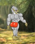  2017 absurd_res anthro artist_name baboon bedroom_eyes big_butt bite biting_lip butt detailed_background digital_media_(artwork) doritohead dot_eyes feet fingers fur grey_body grey_fur haplorhine hi_res looking_at_viewer looking_back male mammal monkey multicolored_body multicolored_fur muscular muscular_anthro muscular_male narrowed_eyes nintendo nude old_world_monkey ook outside primate seductive short_tail signature simple_eyes smile solo standing teeth the_legend_of_zelda twilight_princess two_tone_body two_tone_fur vein video_games white_body white_fur 