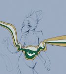  anthro avian beak biped cheek_tuft chest_tuft claws elbow_tufts eyebrows facial_markings facial_tuft featureless_crotch front_view head_markings hi_res lgbt_pride looking_at_viewer male markings oselotti partially_colored pride_colors shoulder_tuft sketch solo tuft 
