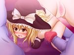  artist_request blonde_hair blush censored erection gangbang gangrape group_sex hat highres kirisame_marisa open_mouth penis pussy rape touhou witch_hat yellow_eyes 