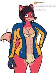  blush breasts canid canine crisis-omega fox fur gynomorph intersex mammal red_body red_fur simple_background solo sophia_(crisis-omega) white_background 