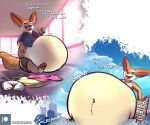  2018 3_toes 4_fingers anthro belly big_belly bottomwear canid canine clothed clothing dialogue disney eyes_closed fangs feet fennec fingers finnick fox growing half-closed_eyes hyper hyper_belly macro male mammal multiple_images narrowed_eyes navel nude open_mouth pants patreon paws rumbling_stomach shirt sitting soft_vore solo sound_effects standing tanio text toes tongue tongue_out topwear vore zootopia 