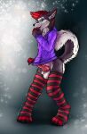  absurd_res anthro canid canine canis domestic_dog femboy_husky hi_res husky mammal nordic_sled_dog percy_husky solo spitz tekkymunster 