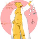  alphys anthro brown_nipples cosmosarts eyewear female genitals glasses hi_res lizzard mostly_nude mostly_nude_female nipples paper plump_labia pussy reptile scalie slightly_chubby solo undertale_(series) yellow_body 