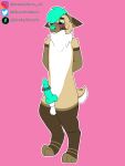  absurd_res anthro arms_tied bound canid canine cody_the_fennec fennec fox gamingpigeon genitals hi_res male mammal penile penis sex_toy solo vibrator vibrator_on_penis 
