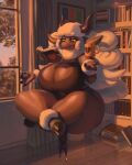  2021 absurd_res anthro big_breasts big_butt boots bovid bovine breasts butt caprine cleavage clothed clothing curvy_figure digital_media_(artwork) female footwear fur hi_res huge_breasts huge_butt huge_hips levitation looking_at_viewer mammal patacon sheep solo thick_thighs voluptuous wide_hips wool_(fur) 