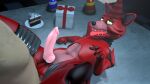  3d_(artwork) acura_(artist) anal animal_genitalia animal_penis animatronic anthro anthro_penetrated birthday birthday_cake birthday_hat birthday_sex cake canine_penis clothing dessert digital_media_(artwork) duo eye_roll five_nights_at_freddy&#039;s food foxy_(fnaf) fucked_silly genitals hat headgear headwear hi_res human human_on_anthro human_penetrating human_penetrating_anthro humanoid_genitalia humanoid_penis interspecies machine male male/male mammal party_hat penetration penis robot scottgames sex source_filmmaker tongue tongue_out video_games 